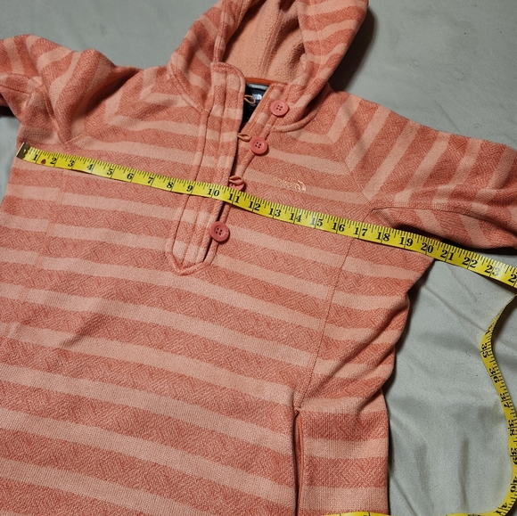 North Face Women's Crescent Sunshine Hoodie Button Up Sweater Pullover Size M - Picture 12 of 14